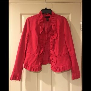 INC Ruffled Jacket